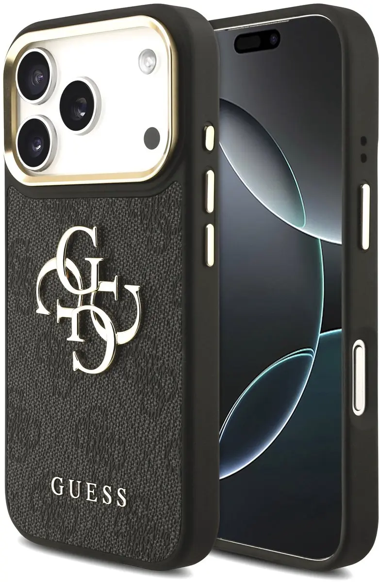 GUESS Back Cover iPhone 17 Pro 13782 - Zwart