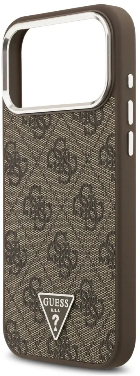 GUESS 4G Driehoek Logo MagSafe Hoesje - iPhone 17 Pro Max - Zwart