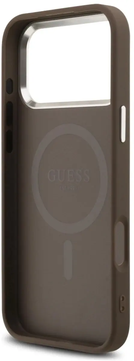 GUESS 4G Driehoek Logo MagSafe Hoesje - iPhone 17 Pro Max - Zwart