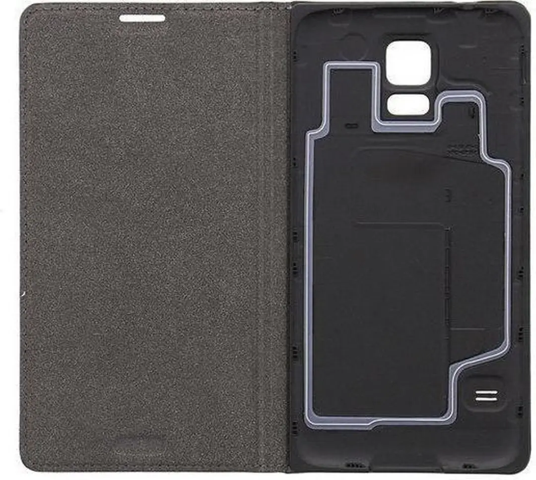 GUESS Studded Samsung Galaxy S5 Battery Flip Cover - Zwart