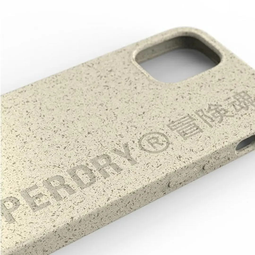 Superdry Snap Case iPhone 12 Mini - Compostable Beige