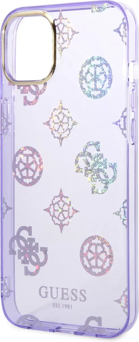 GUESS Paars TPU Telefoonhoesje iPhone 14 Plus - MagSafe - afbeelding 6 van 6