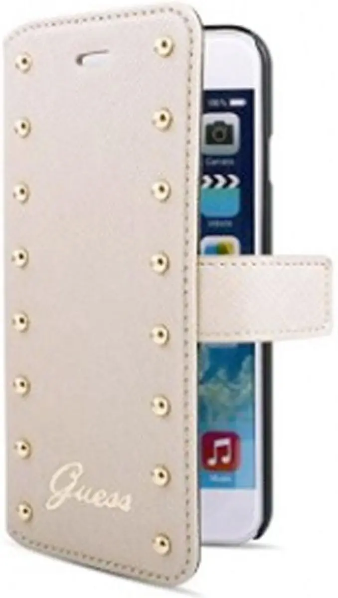 GUESS Booklet Case Studded GUFLBKP6SAC