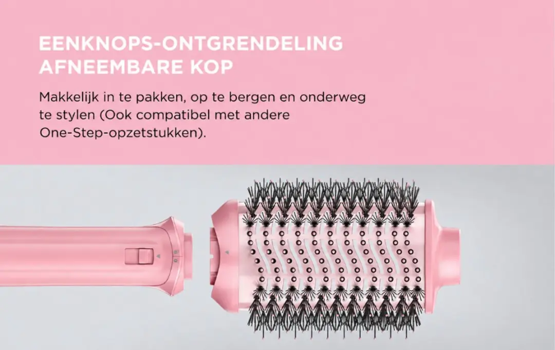 Revlon One Step Volumiser Glow RVDR5375E - Föhn 800W - Roze