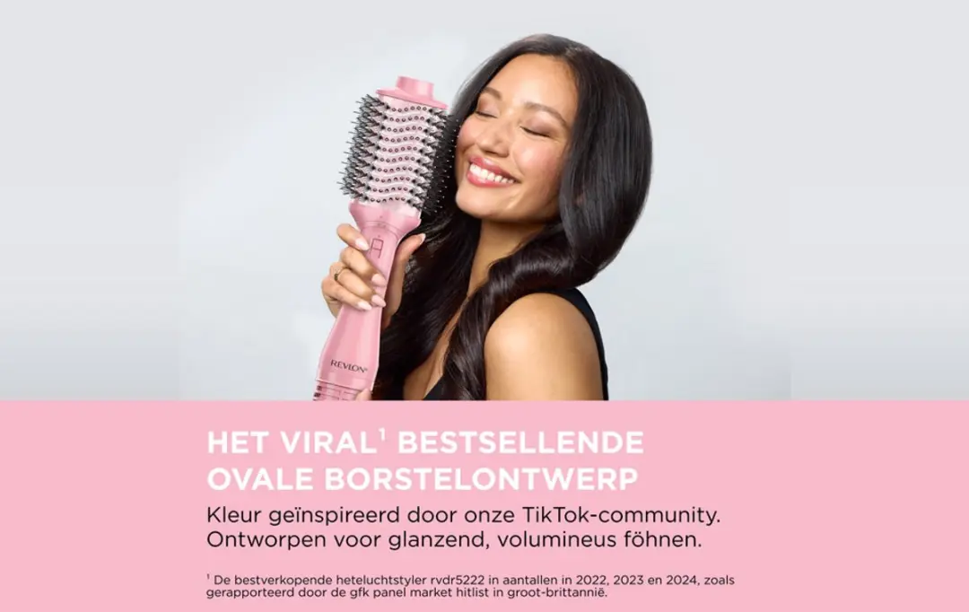 Revlon One Step Volumiser Glow RVDR5375E - Föhn 800W - Roze