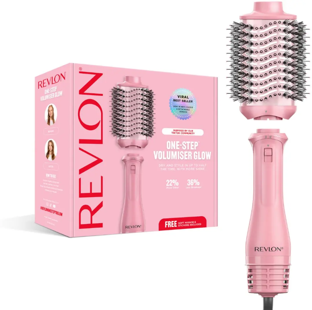 Revlon One Step Volumiser Glow RVDR5375E - Föhn 800W - Roze