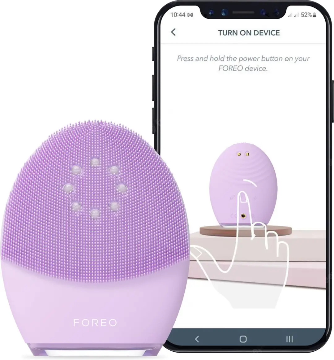 FOREO LUNA 4 plus Reinigingsapparaat - 16 standen - Paars