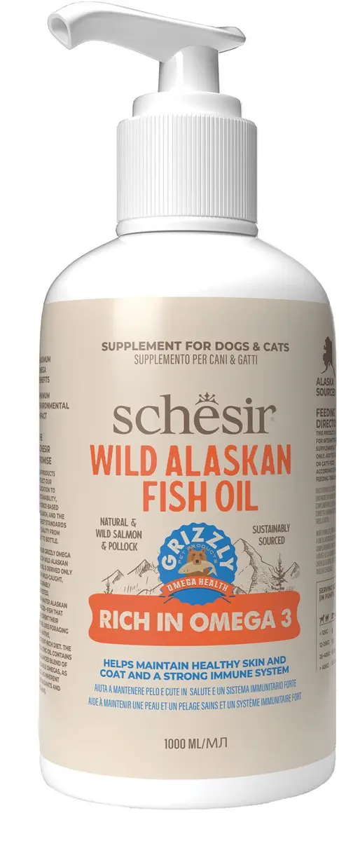 Schesir Grizzly Wild Alaskan Fish Oil 1000ml