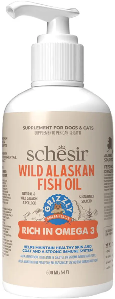 Schesir Grizzly Wild Alaskan Fish Oil 1000ml