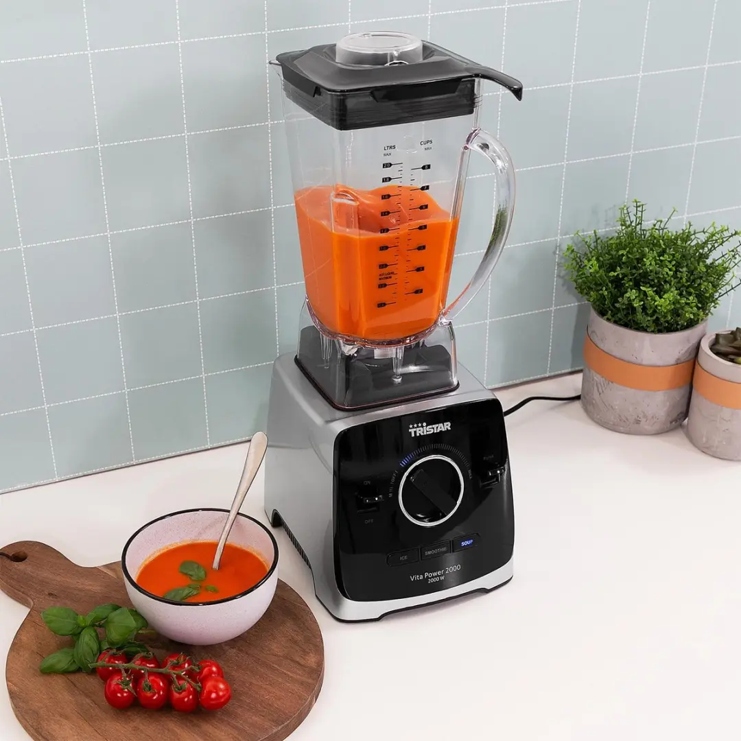 Tristar Power Blender BL-4473 - 2000W - 2L - Zwart