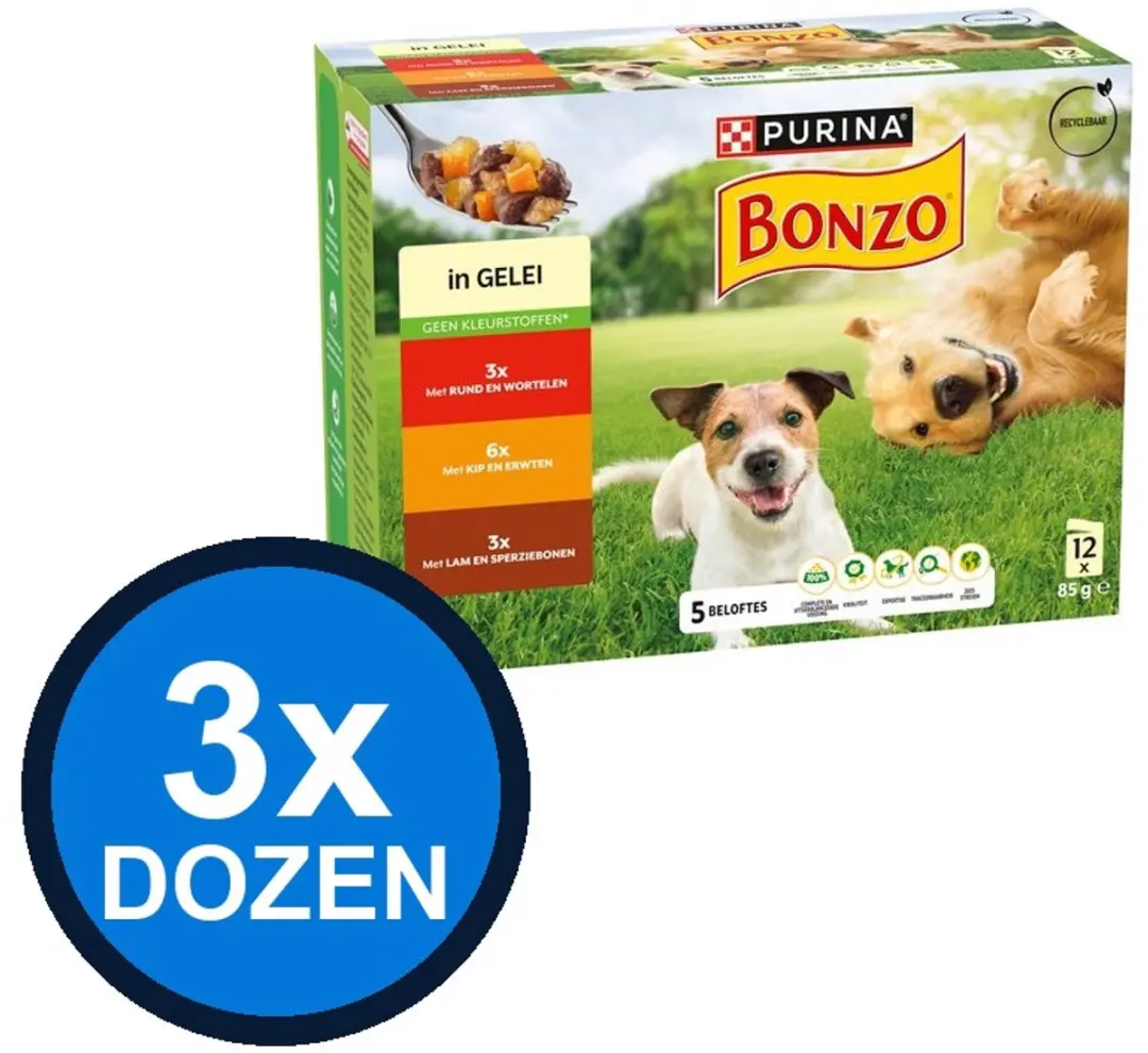 Bonzo In Saus Mix Multipack