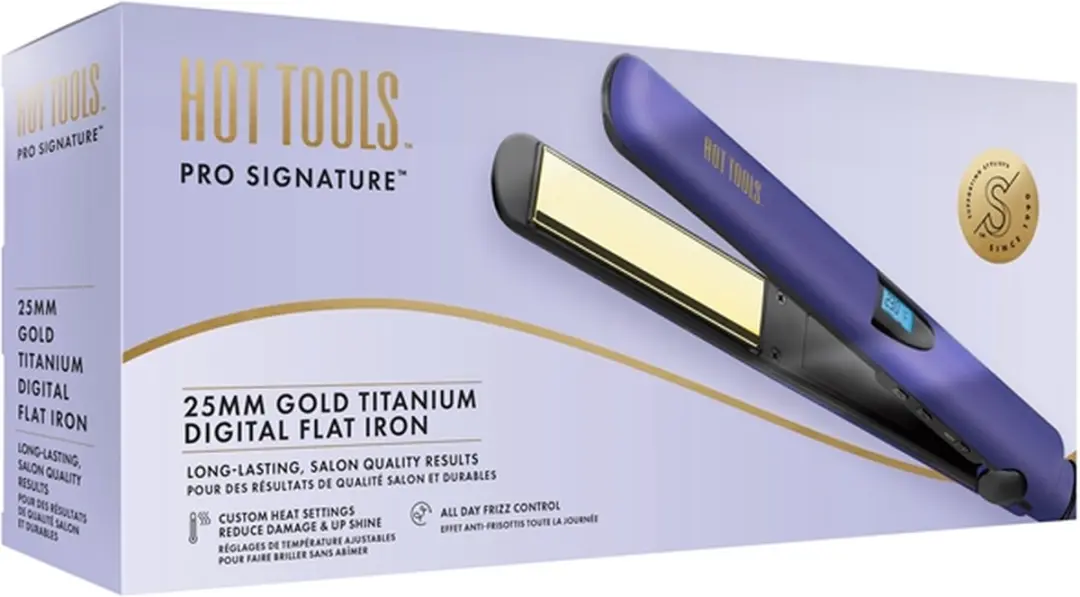 Hot Tools Pro Signature Stijltang 25mm - Paars