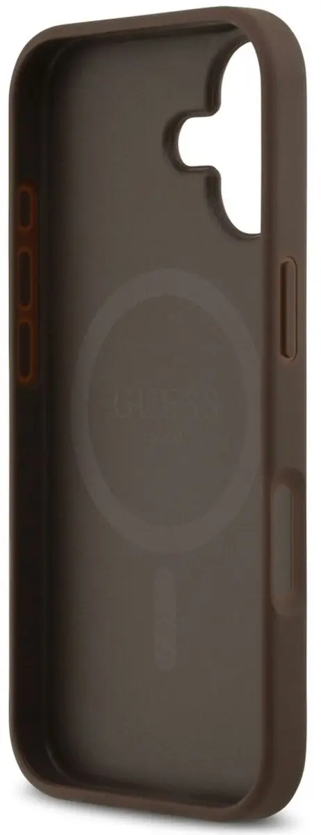 GUESS Case 4G Circle Classic Logo iPhone 17 MagSafe - Zwart - 3666339490003
