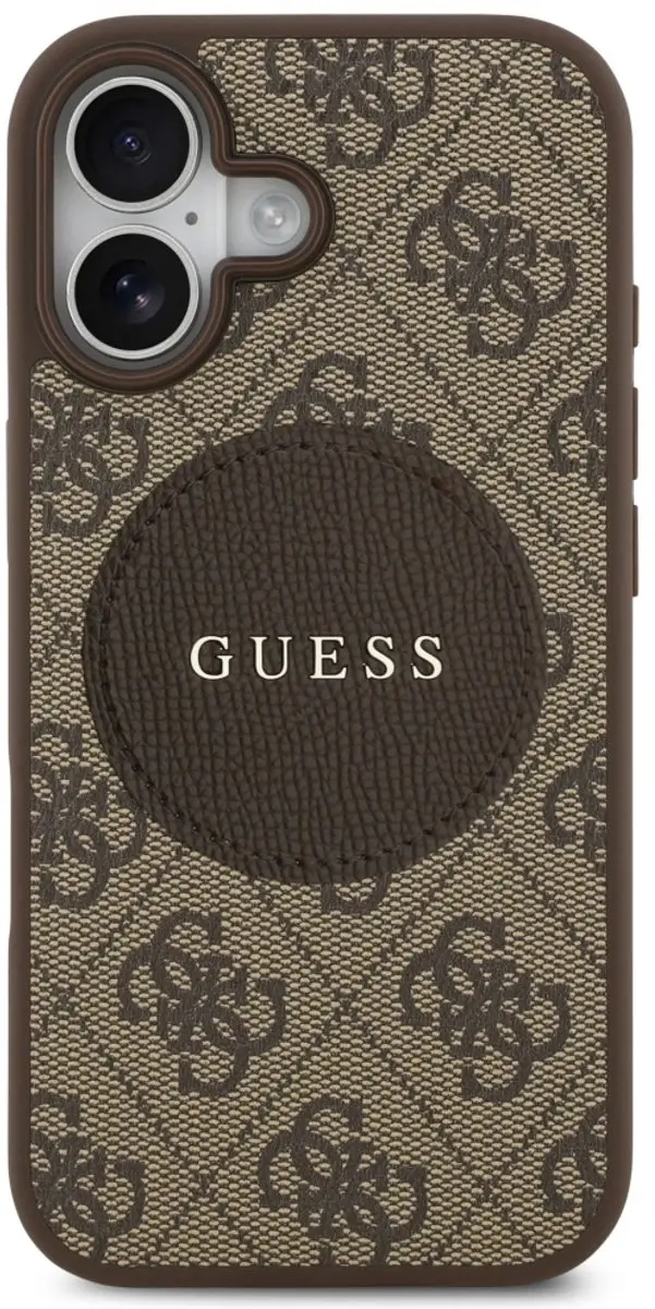 GUESS Case 4G Circle Classic Logo iPhone 17 MagSafe - Zwart - 3666339490003 - afbeelding 6 van 6
