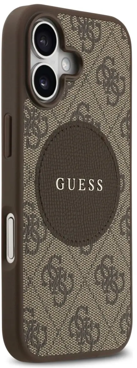 GUESS Case 4G Circle Classic Logo iPhone 17 MagSafe - Zwart - 3666339490003