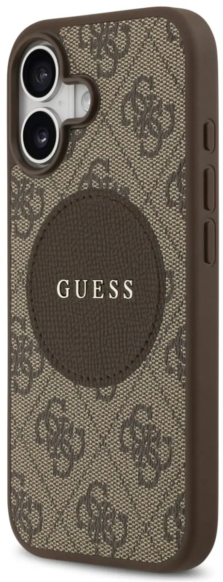 GUESS Case 4G Circle Classic Logo iPhone 17 MagSafe - Zwart - 3666339490003