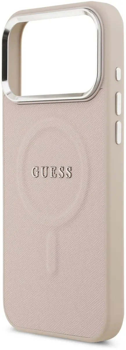 Guess PU Saffiano Backcover 14708 - iPhone 17 Pro - Roze