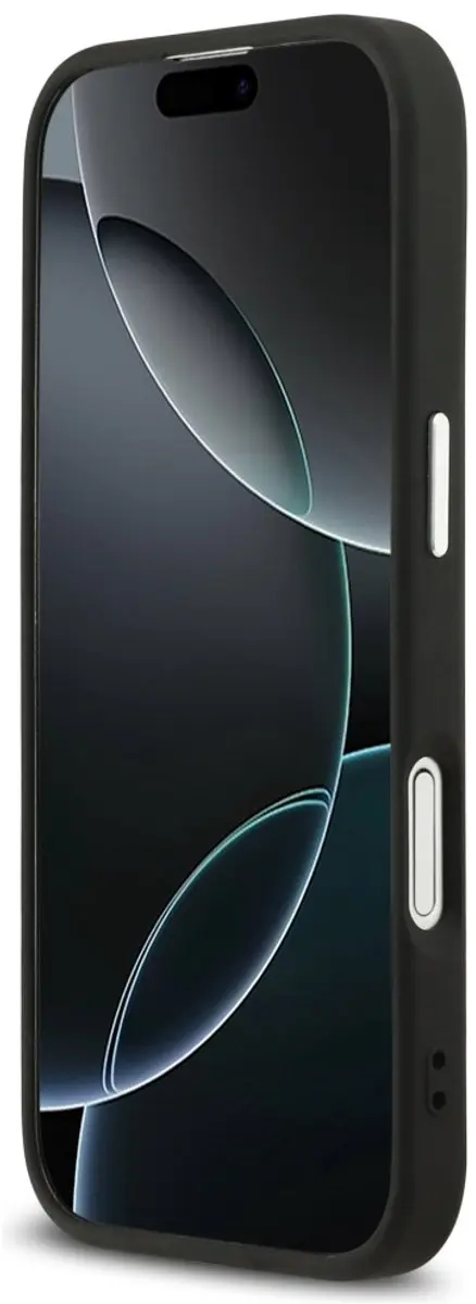 GUESS iPhone 17 Back Cover - Zwart - Rubberen bumper - 3666339517755 - afbeelding 6 van 6