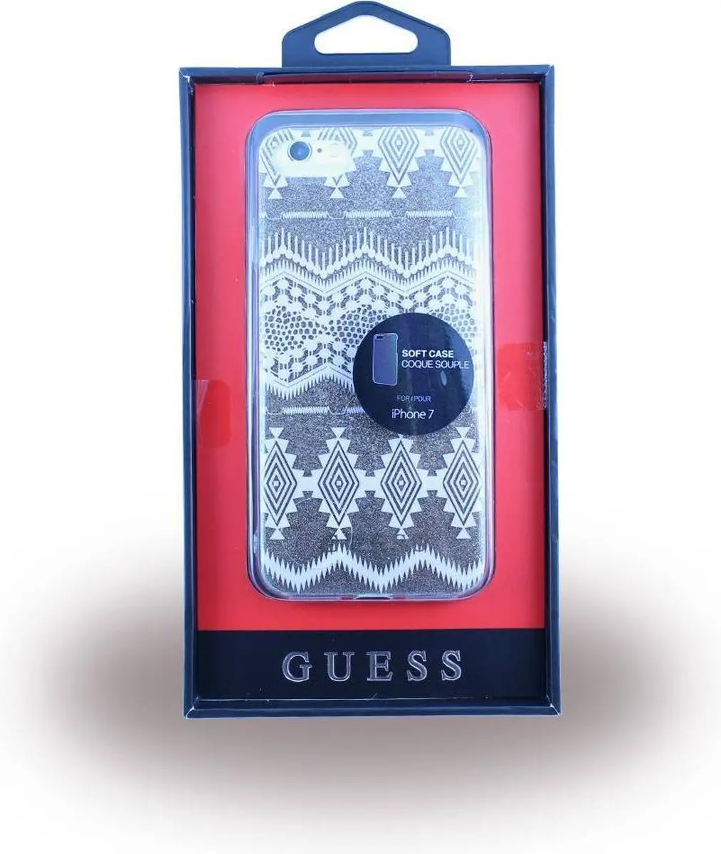 GUESS iPhone 8/7 Hoesje - TPU - Multi Color