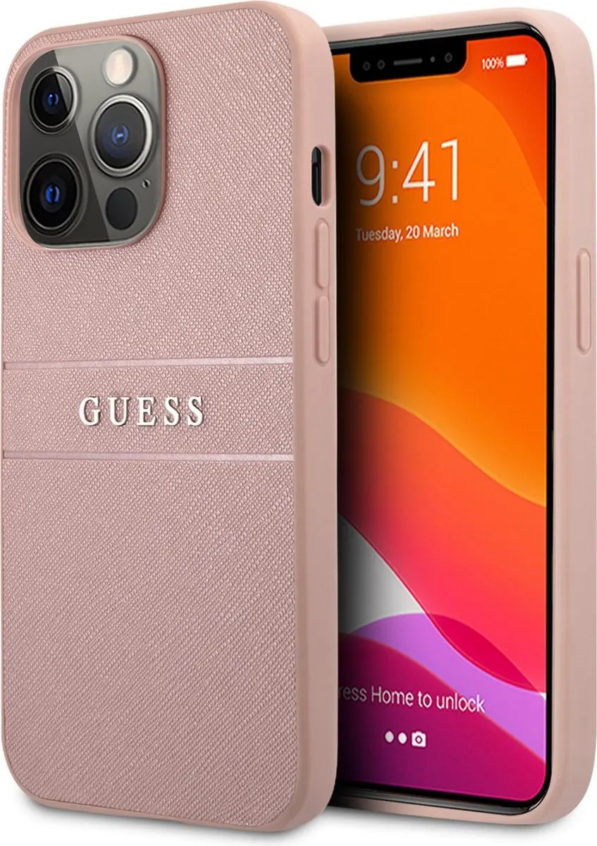 GUESS Saffiano Backcase iPhone 13 Pro Max