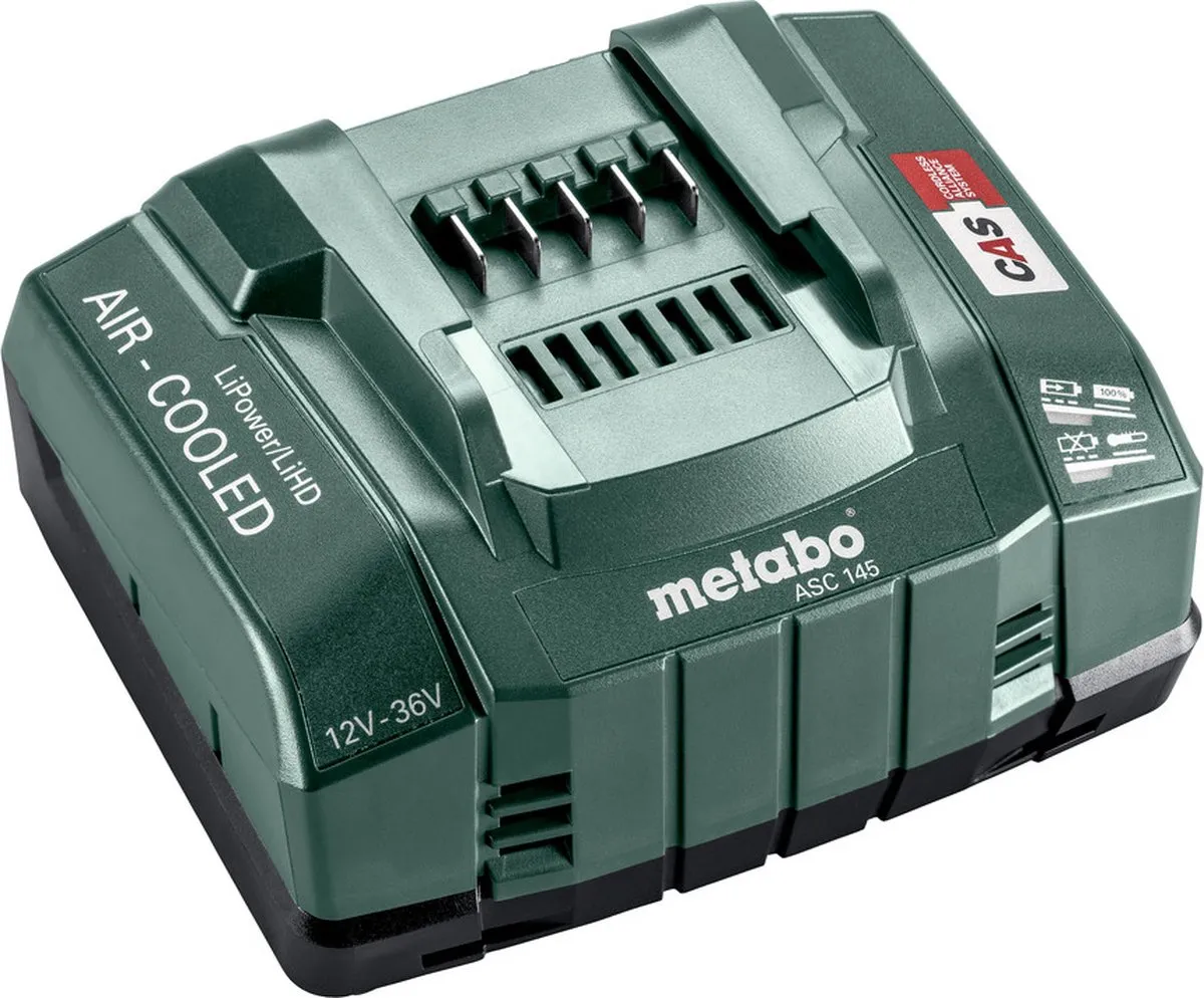 Metabo ASC 145 Snellader 12-36V - Luchtgekoeld