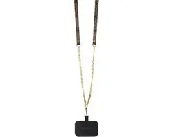 GUESS 4G Triangle Crossbody Hoesje iPhone 15 Pro - Bruin