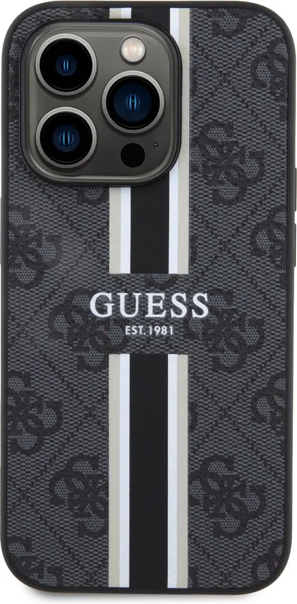 Guess iPhone 15 Pro Backcover Zwart