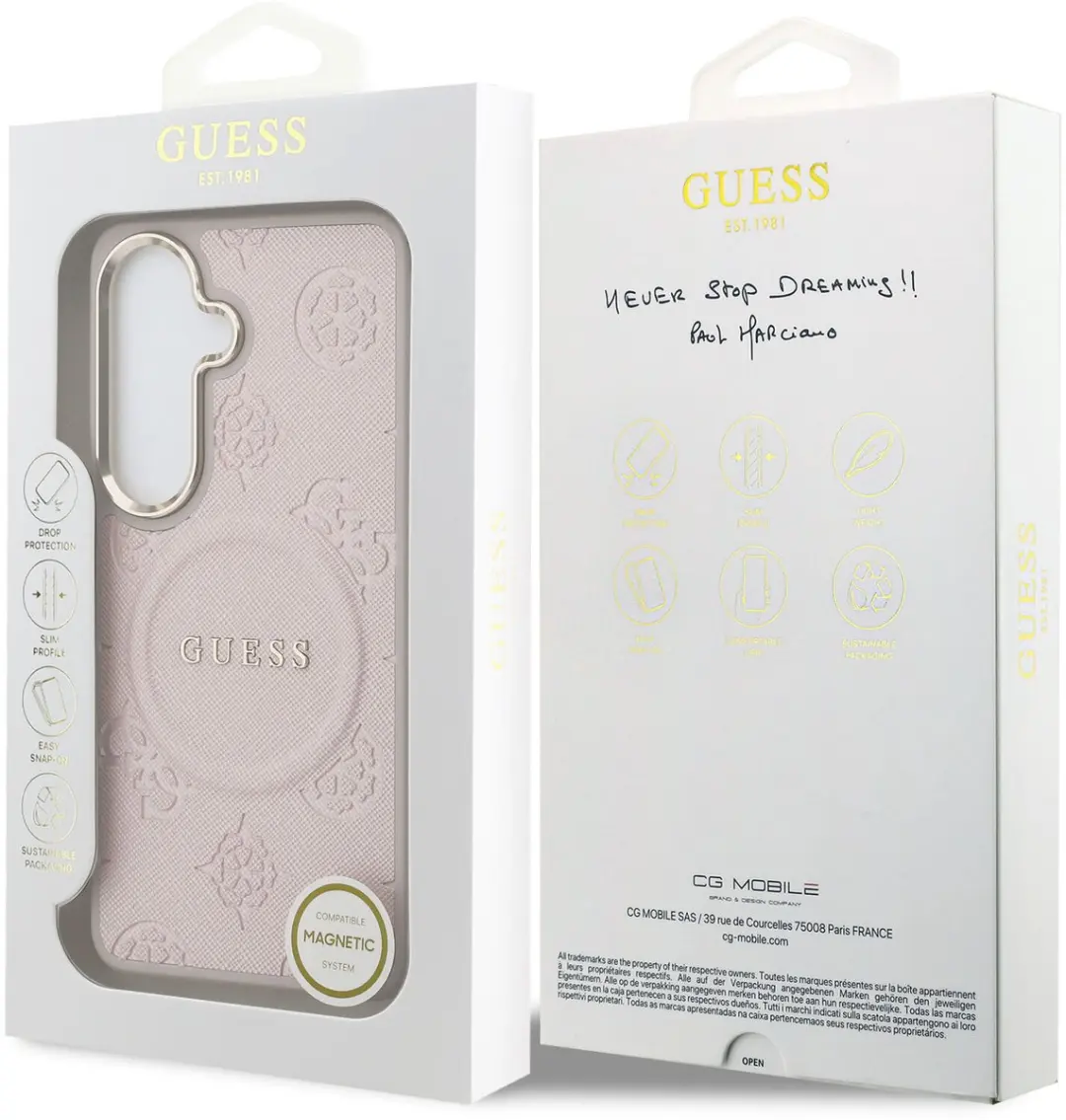 GUESS Hoesje Galaxy S26 Plus - MagSafe Roze