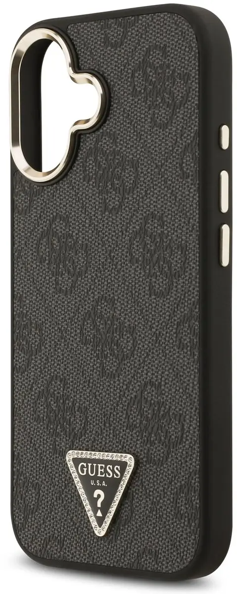 GUESS 4G Triangle iPhone 17 Hoesje - Grijs