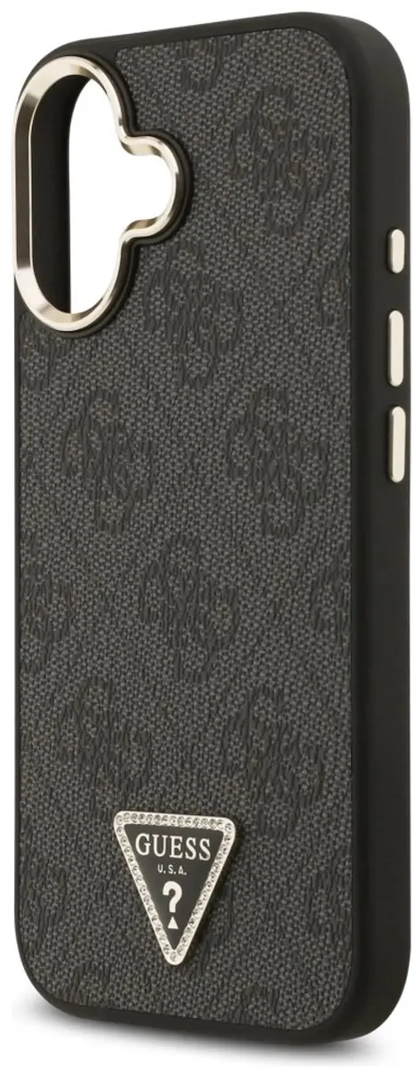 GUESS 4G Triangle iPhone 17 Hoesje - Grijs