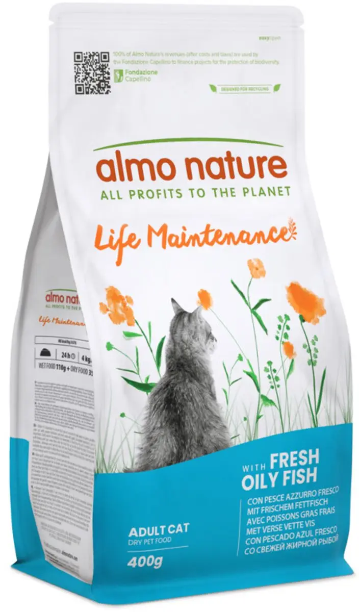 Almo Nature Droog Kattenvoer Life Maintenance Vette Vis