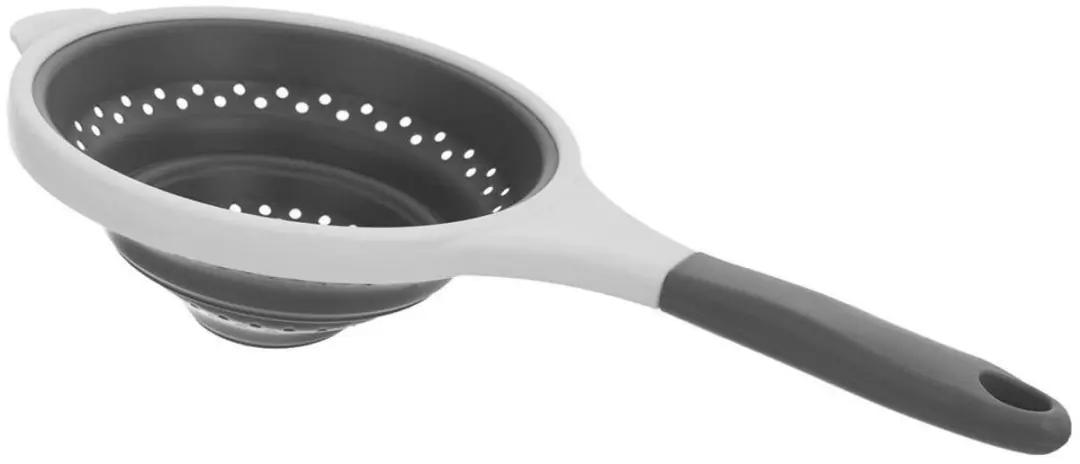 Orion Siliconen Keukenzeef 25,5cm - Opvouwbaar - Grijs