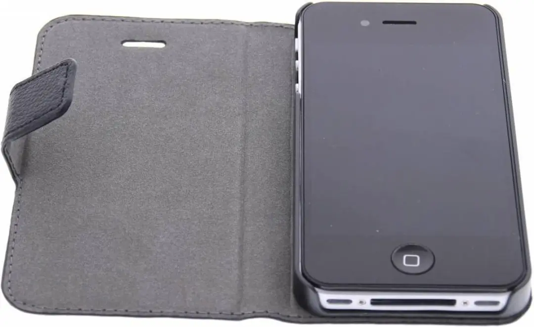 Guess Tessi Book Case iPhone 4/4s - Zwart - GUFLBKP4STB