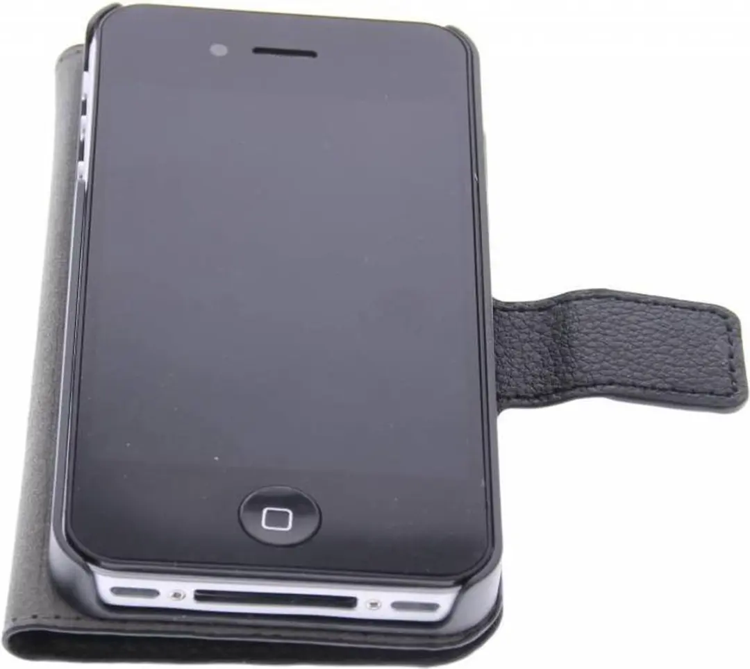 Guess Tessi Book Case iPhone 4/4s - Zwart - GUFLBKP4STB