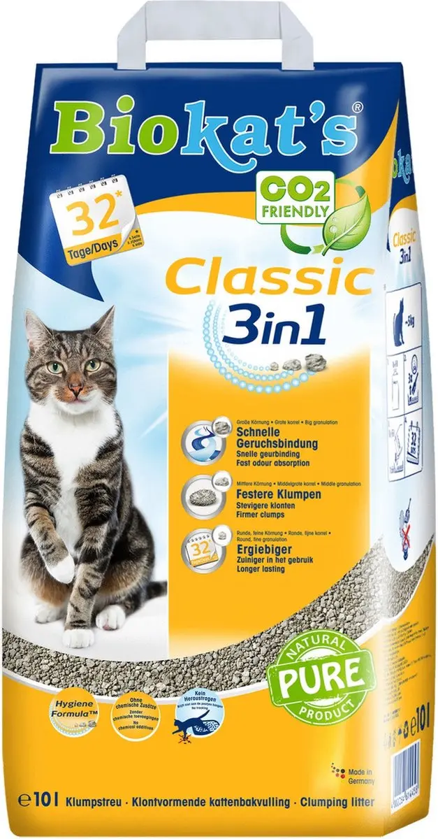 Biokat's Classic 3-in-1 Kattenbakvulling 10L