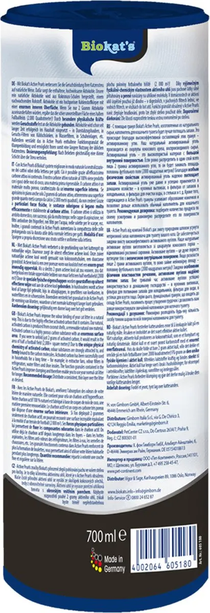 Biokat's Active Pearls 700ml - Toevoeging kattenbakvulling