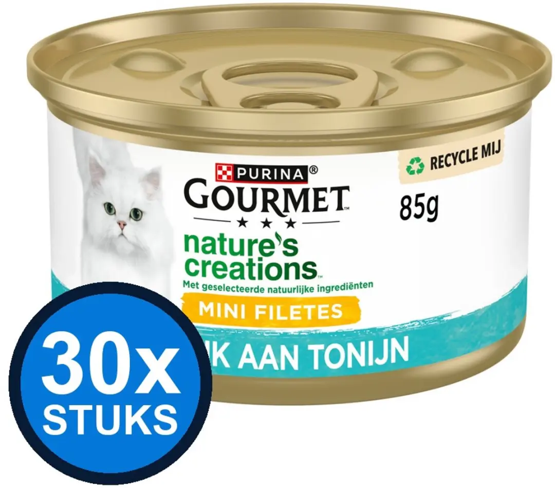 Gourmet Nature's Creations Mini Filets Tonijn Natvoer