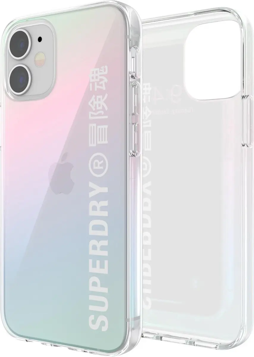 Superdry Snap Case iPhone 12 Mini - Transparant - 42598