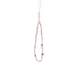 Guess GUSTSHPP Telefoonband Hanger - Roze/Kralenschelp
