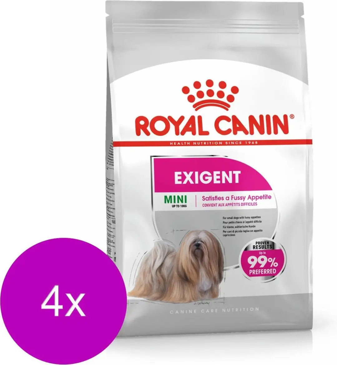 Royal Canin Exigent Mini Hondenvoer - 12kg (4x3kg)