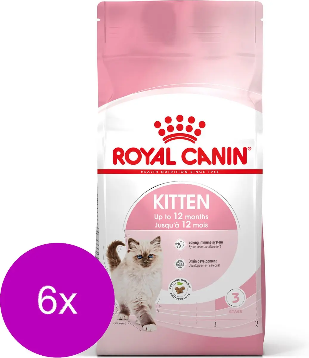 Royal Canin Kitten Kattenvoer - 12 kg (6x2kg)
