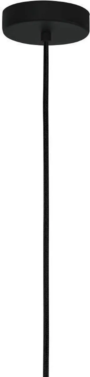 Eglo Adwickle Hanglamp E27 - 3 Lichtpunten - Zwart/Bruin