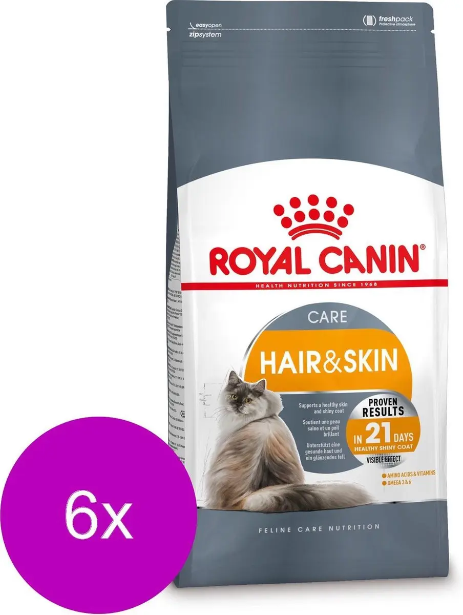 Royal Canin Hair & Skin Care Kattenvoer - 6x400g