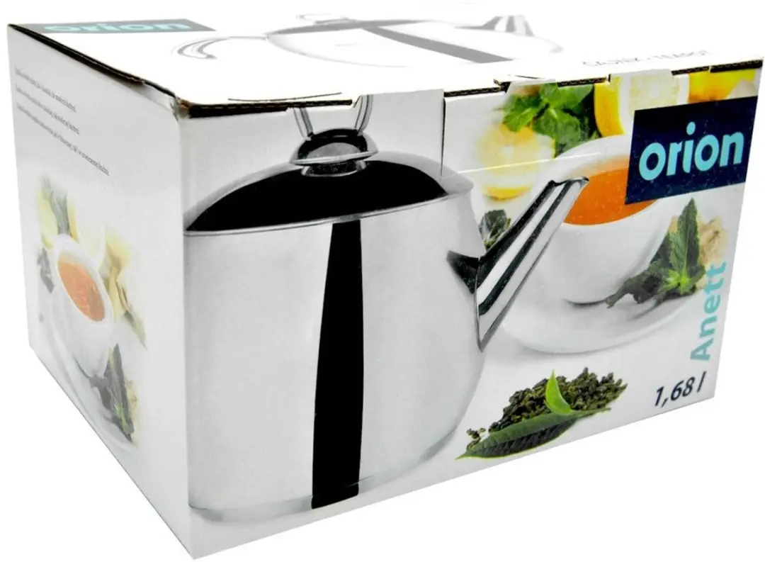 Orion Anett Stalen Waterkoker 1,68L - Inductie - Zilver