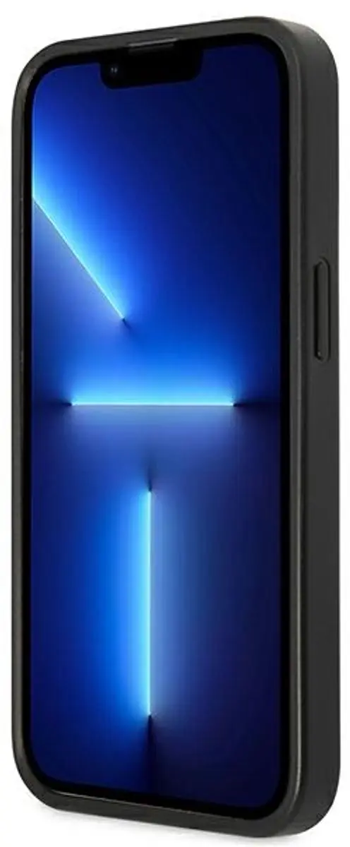 GUESS Schokbestendig Hoesje iPhone 13 Pro GUHCP13LPS4MK - Zwart