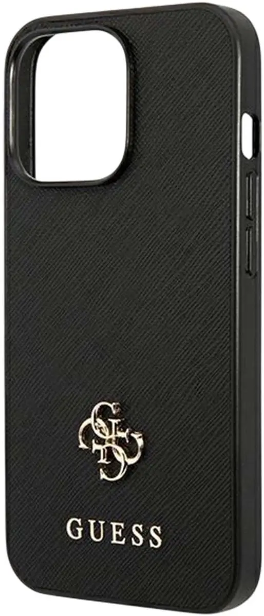 GUESS Schokbestendig Hoesje iPhone 13 Pro GUHCP13LPS4MK - Zwart - afbeelding 6 van 6