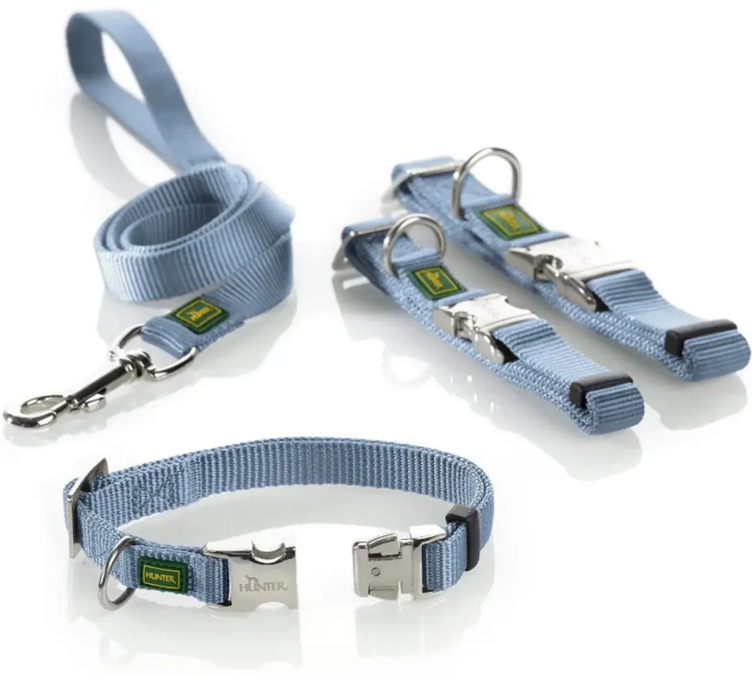 Hunter Hondenriem Blauw 100cm - afbeelding 6 van 6