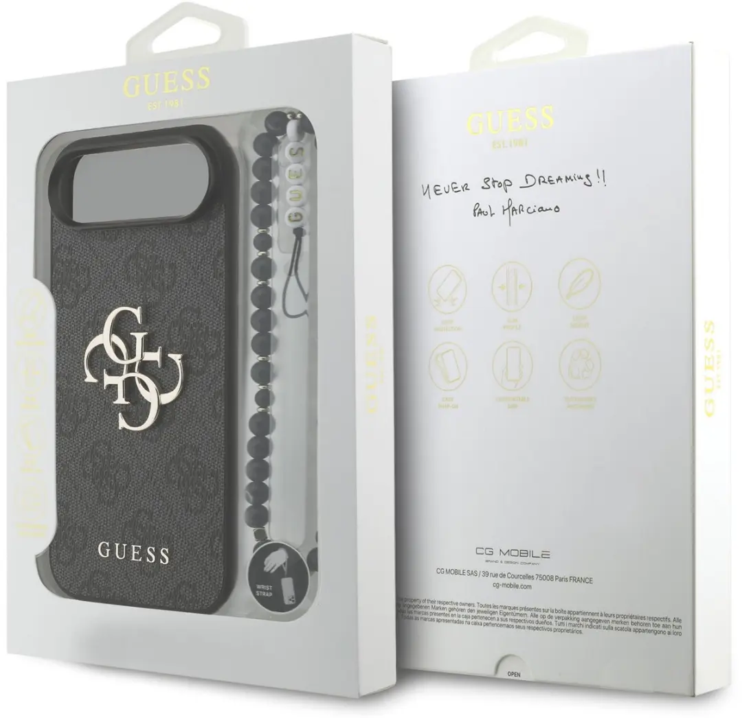 GUESS 4G Metal Logo Hoesje iPhone Air - 13817 - Zwart