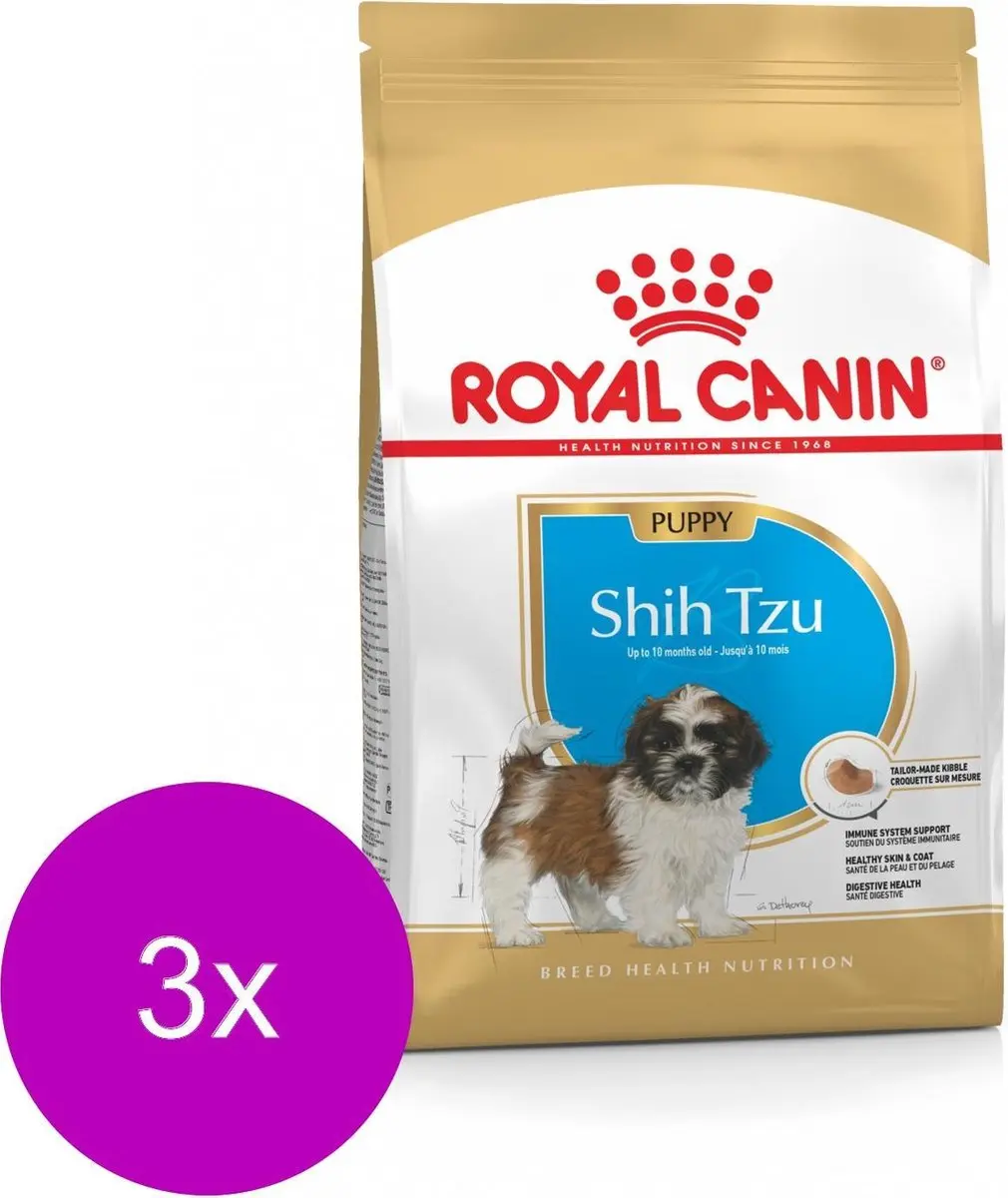 Royal Canin Shih Tzu Puppy Hondenvoer - 3x1,5kg