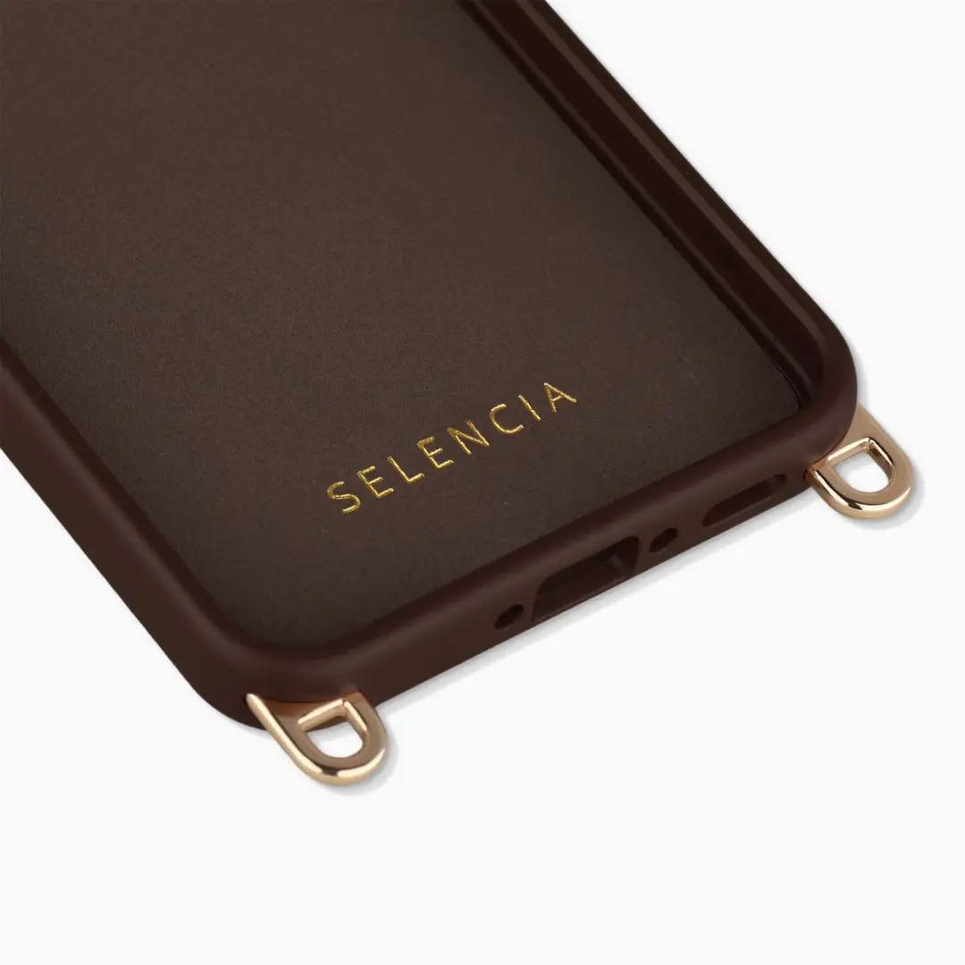 Selencia Hoesje SH00098097 - Samsung Galaxy A36/A56 - Choco Brown - afbeelding 6 van 6